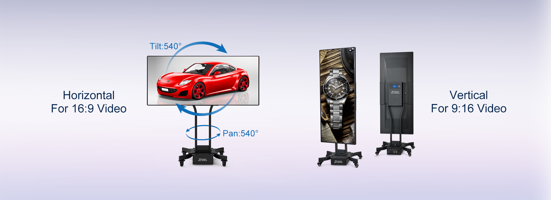 smart LED poster