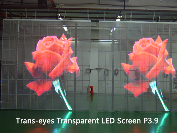 Дисплей СИД окна кристаллического стекла прозрачный видя через Шинаге дисплея